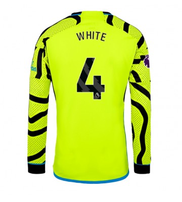 Maillot de foot Arsenal Benjamin White #4 Extérieur 2023-24 Manche Longue